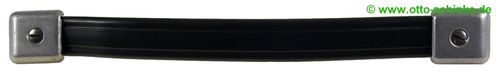 Zuziehgriff Kunststoff schwarz/alu 202 mm