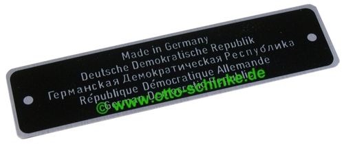 Schild Made in Germany