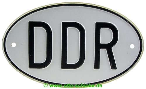 DDR-Schild groß
