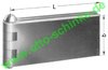 Scharnier ger Öffnungsw ca 250° 30 x 60 mm