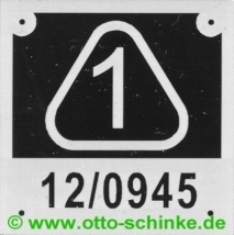Motorenwerk Cunewalde Gütezeichen 12/0945