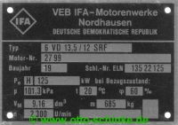 Motorenwerke Nordhausen 6VD13,5/12SRF