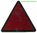 Rückstrahler Dreieck Plasterand 145x165
